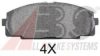 A.B.S. 36702 OE Brake Pad Set, disc brake